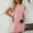Pink, variant on Sakmal Petite Womens Dresses Spring T Shirt Mini Ruffle Beige Dress Flutter Short Sleeve Shift Dresses