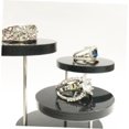 thumbnail image 3 of HELIAHO 4 Pcs Jewlery Display Shelf Display Shelves Three-layer Storage Tray Jewlerly Rack Three-layer Plate Jewlerly Stand Necklace Storage Rack Accessories To Rotate CJ911-99946, 3 of 9