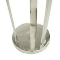 thumbnail image 4 of CosmoLiving by Cosmopolitan 2 Candle Silver Aluminum Metal Geometric Pillar Candle Holder, Set of 2, 4 of 8