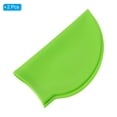 thumbnail image 3 of Unique Bargains Silicone Swim Caps Unisex NonSlip Pool Caps Waterproof Elastic Swimming Hats Green 2 Pack, 3 of 5