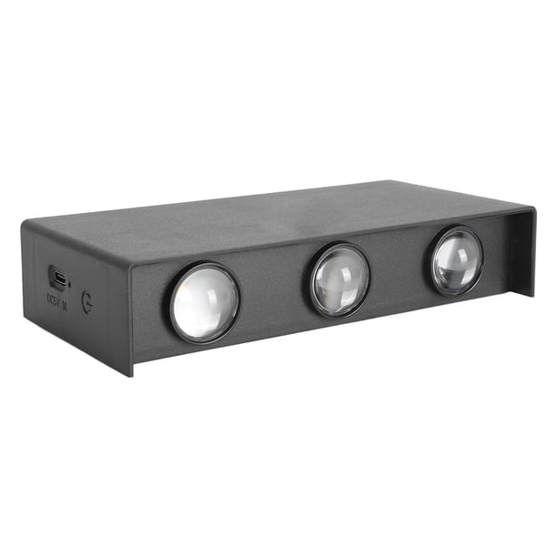 Aplique De Pared Con Pilas, Recargable, Regulable, Iluminación Arriba Y Abajo, Adhesivo Magnético, Luces De Pared Inalámbricas, Diseño Moderno Para Dormitorio, Sala De Estar,