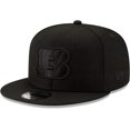 thumbnail image 1 of Gorra New Era NFL 9FIFTY Negro sobre Negro Snapback Cincinnati Bengals, 1 of 4