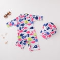 thumbnail image 5 of Hiiyo Boys Swimming Jumpsuit Fish Printed Long Sleeve Rash Guard Surfing Suit Bathing Suit with Hat, 5 of 5