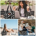 thumbnail image 7 of Holuxer Large Lunch Box for Women Lunch Bags, Insulated Tote Handbag, Leakproof Coolers Bag with Front Pocket, Fashion Shoulder Purse for Working Hiking Picnic 12L, White Daisies, 7 of 7