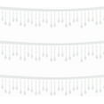thumbnail image 2 of 1 set 2 Yards Bead Tassel Ribbon 2.4 Inch White Beaded Fringe Trim Irregular Edging Trimming Applique Fringe with Hanging Resin Bead for DIY Sewing Crafts Curtain Clothing Home Decor, 2 of 8