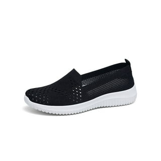 Athletic Works Women's Bungee Slip-On Sneakers, Wide Width Available ...