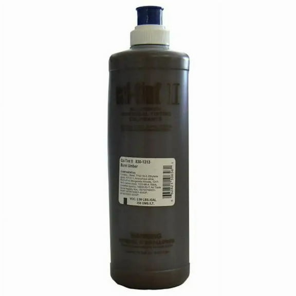 16 oz Evonik 830-1313 Burnt Umber Cal-Tint II Universal Colorant