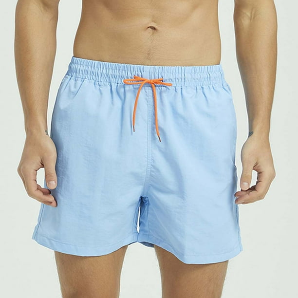 pstuiky Pantalones cortos deportivos, Pantalones cortos deportivos casuales de moda para hombre, elásticos, de cintura media y con cordones. Pantalones cortos de golf