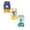 6pcs Baby Boys Summer Outfits-Z01-Dark Blue+Yellow+Light Green, variant on Gerichy 6 Piece Toddler Boys Casual Clothes Outfits 0 6 12 18 24 Months 2T 3T Baby Summer Boy Cute Printed Round Neck Tank Shorts Suit