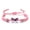 Pink, variant on Boho Women's Butterfly Crystal Knitted Bracelet Couple Delicate Jewelry Gift Adjustable-Green