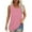 A-Pink, variant on Wyobmus Summer Tank Tops for Women Loose Fit Sleeveless Crewneck T-Shirts Trendy Ribbed Tunic Blouses Casual Long Shirt B-White