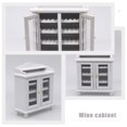 thumbnail image 4 of WHAMVOX miniature display Wine Cabinet Model White Synthetic Material 1Set, 4 of 8