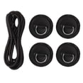 thumbnail image 1 of Almohadilla para anillo en D Almohadilla de anillo en D de acero inoxidable parche de PVC de 2 5 m cuerda elástica elástica Kit de hebilla fija para tabla de surf tabla de Paddle FLhrweasw Nuevo, 1 of 9