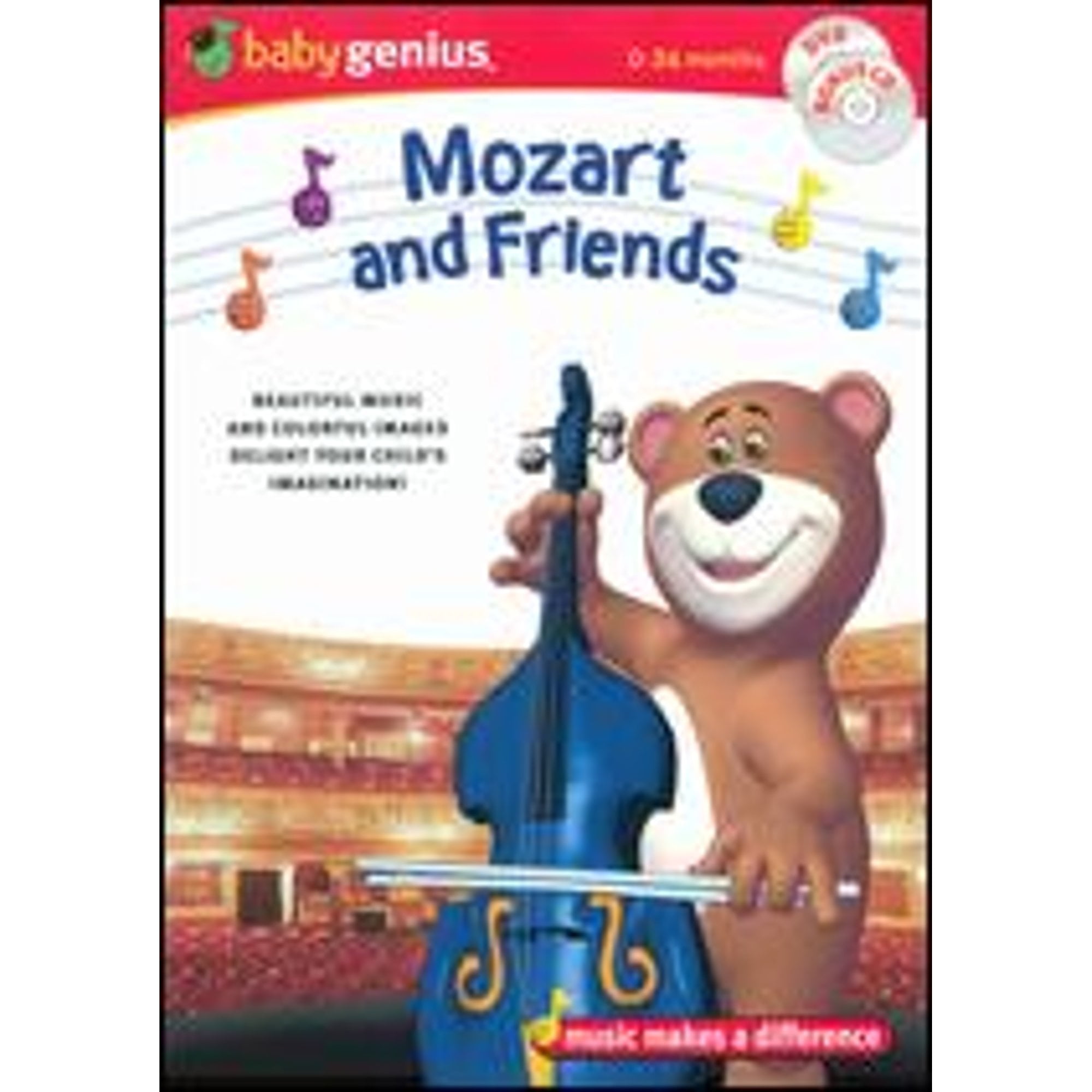 Baby Genius Mozart and Friends NEW DVD Singing Learning