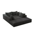 thumbnail image 4 of 162" Cloud Couch, Gray Modern Upholstered Sectional Couches for Living Room, Free Combination L Shaped Sofa Set with 6 Pillows, Oversized Design, 4 of 18