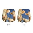 thumbnail image 5 of Fotbe Cows Cattles Womens High Waist Running Shorts Athletic Workout Quick Dry Shorts for Women with Pockets Gym Yoga Summer Shorts-X-Large, 5 of 9