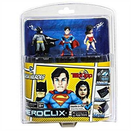 DC Comics Superheroes HeroClix TabApp, 3-Pack