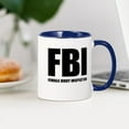 thumbnail image 3 of CafePress - FBI Female Body Inspector Mug - 11 oz Ceramic Mug - Novelty Coffee Tea Cup, 3 of 4
