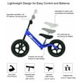 thumbnail image 4 of Goplus 12'' Balance Bike Classic Kids No-Pedal Learn To Ride Pre Bike w/ Adjustable Seat, Blue, 4 of 10