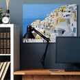 thumbnail image 2 of Stupell Industries Coastal Greek Cliffside City White Yellow Buildings Canvas Wall Art by Carla Daly, 2 of 6