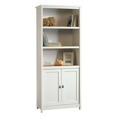 Bowery Hill 3 Shelf Bookcase in Soft White