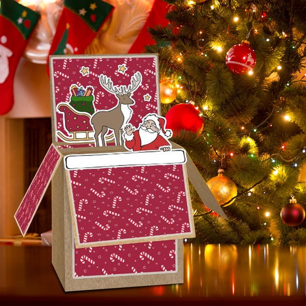 Cuadros Decorativos Troquel de corte de metal en relieve para álbum de recortes de la serie Navidad de Papá Noel (A) Ndcxsfigh Nuevos Originales