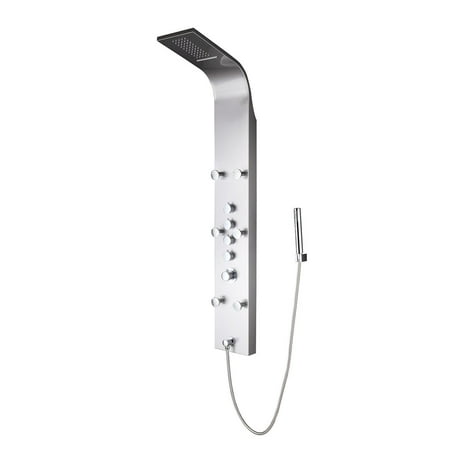 - Buy-Hive Bathroom Shower Panel Stainless Steel Multifunction Rainfall Waterfall Massage System Thermostatic Shower Tower