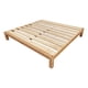 thumbnail image 3 of Base Para Cama King Size Muebles GM Tradicional Desarmable Madera de Pino Natural Con Laca Transparente, 3 of 7