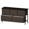 thumbnail image 5 of TKOOFN 2-Tier Closet Dresser with 5 Easy Pull Fabric Drawers and Metal Frame, Furniture Storage Tower, Multi-Purpose Organizer Unit For Closets, Dorm Room, Living Room,Bedroom, Hallway, 5 of 10