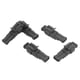 thumbnail image 4 of Conector de cable, 5 piezas, conector eléctrico de cable de 2 pines, conector de cable de pines, diseño de última generación, 4 of 9