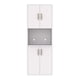 thumbnail image 2 of Mueble Alacena Maderkit Practimac tablero de aglomerado blanco, 2 of 10