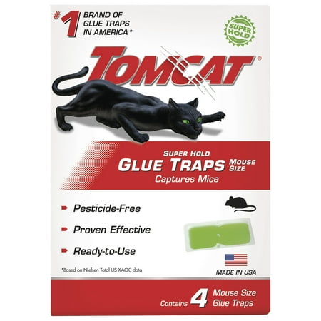 Tomcat Super Hold Glue Traps Mouse Size
