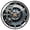 StyleD, variant on 12 Inch Automotive Rim Shaped Silent Wall Clock Battery Powered HD Glass Industrial Garage Bedroom Decor 11.81 In (Style C)