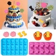 thumbnail image 4 of Moldes de silicona con forma de pata y hueso (6 piezas) para hornear, chocolate, dulces, gelatina, moldes, 4 of 8