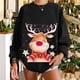 thumbnail image 2 of Sudaderas de Cuello Redondo de Navidad Para Mujer Moda Casual Manga Larga Impreso Ladies Tops Odeerbi ODB209039, 2 of 7