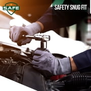 Safe Guard Nitrile Coated Nylon Work Gloves 12 Pack