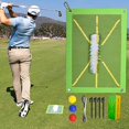 thumbnail image 1 of Golf Training Mat For Swing Detection Batting, Analysis Swing Path And Correct Hitting Posture Golf Practice Mat, 1 of 5