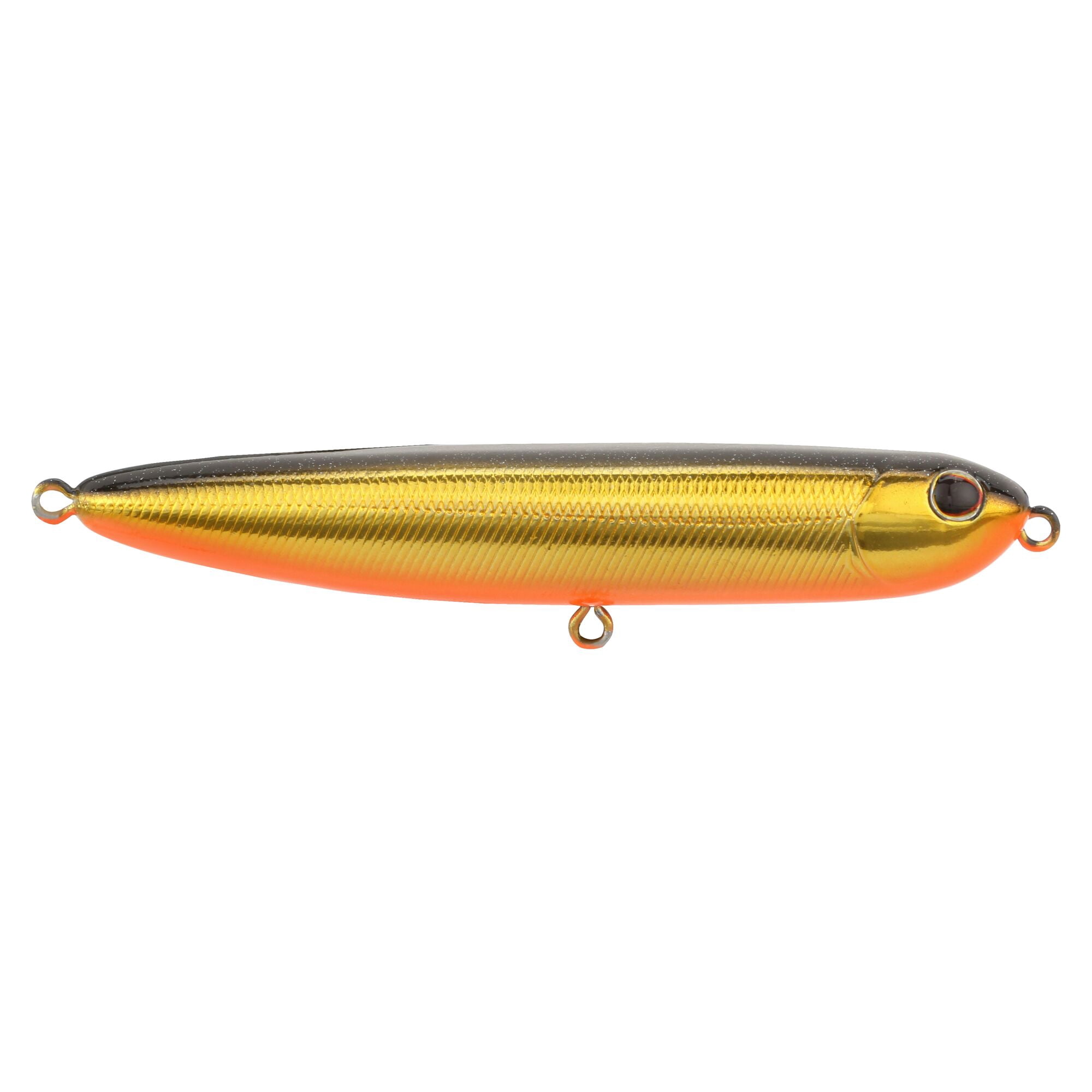 Berkley Drift Walker Saltwater, 3.5 in, Topwater Baits, Black Gold (1 Count)