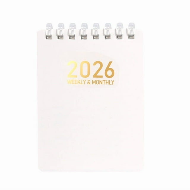 A7 Mini Notebook Organizer Planner | Daily Calendar | Travel Diary Journal | School Office Student Use | Writing Notes | Portable Pocket Size | Multi-Purpose Planner Organizer for Work Study