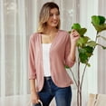 thumbnail image 2 of Grace Karin Soft 3/4 Sleeve Open Front Knited Cardigan Sweater for Women, 2 of 8