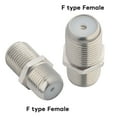 thumbnail image 2 of ONELINKMORE 2-Pack TV Cable Connector , Female to Female coaxial Connector RG6 Coax Extension Adapter, 2 of 7