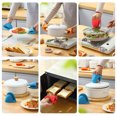 thumbnail image 7 of 2PCS Silicone Air Fryer Liners with Mitts and Tongs 3-in-1 set, 6.75 inch Non-Stick Easy Cleaning Silicone Pot, Food Safe Heat-Resistant Reusable Silicone Basket, Replacement of Parchment Paper, 7 of 7