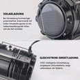 thumbnail image 3 of DAMAIE Outdoor Solar LED Camping Lantern and USB Flashlight, suitable for emergencies, storms, blackouts, portable outdoor lanterns, 3 of 5
