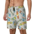 thumbnail image 2 of Daiia Skateboard Mens Swim Trunks Swim Shorts Quick Dry Swim Shorts with Mesh Lining Pockets-Medium, 2 of 9