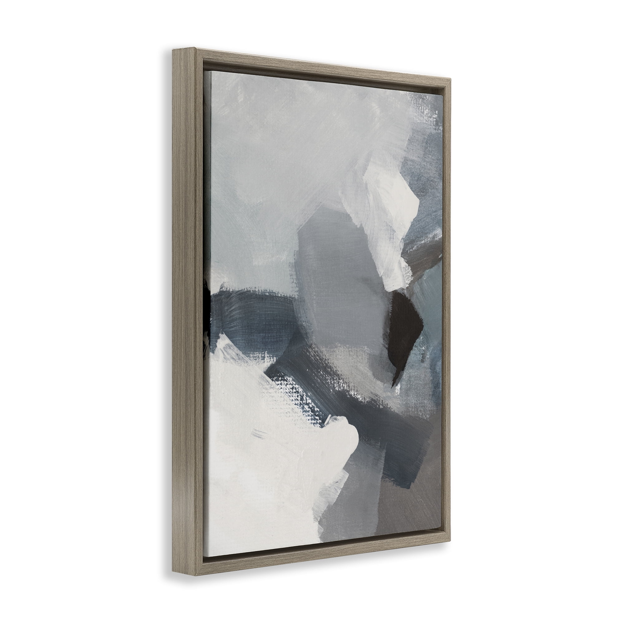 Stupell Industries Peace In The Storm Brown Framed Floater Canvas Wall Art, design by Lanie Loreth