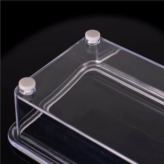 tredstone 4pcs Assaisonnement Clair Rack Pots d'Épices Ensemble de Stockage de Cuisine Récipient Condiment Bocaux Cruet avec Cuillère de Couverture