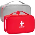 thumbnail image 1 of Bolsa médica de emergencia, bolsa de almacenamiento de medicamentos de 2 piezas, bolsa de medicamentos vacía, botiquín de primeros auxilios para acampar y viajar al aire libre brillar  Electrónica, 1 of 2