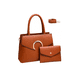 thumbnail image 1 of Bolsas Mujer BELUG 2pzs Bandolera Cartera Naranja oscuro, 1 of 3