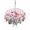 DeepPink Lavender LightPink, variant on Outdoor Tablecloths with Umbrella Hole & Zipper, Tulips Spring Floral Tablecloth Rectangle 60x84 Inch, Pastoral Flowers Butterfly Farmhouse Waterproof Table Cloth, Patio/Pool/Picnic Table Covers