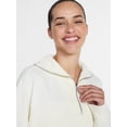 thumbnail image 5 of Athletic Works Women's and Women's Plus Quarter-Zip Sweatshirt, Midweight, Size XS-4X, 5 of 6